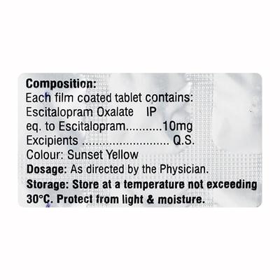 ELLIUM 10mg Tablet 10's - Depression-Ant
