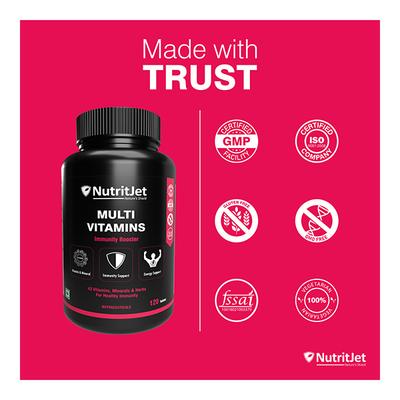 NutritJet Multivitamins Tablet 120's - Multi-Vitamins