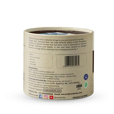 Neuherbs Pure Himalayan Shilajit Resin 15 gm - Sexual Care