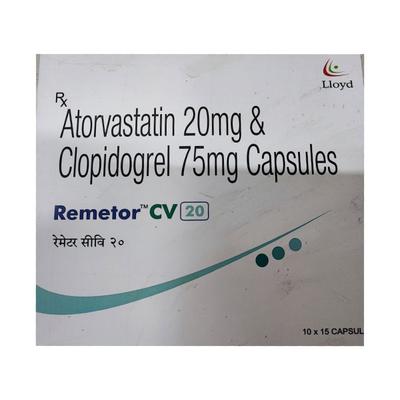 REMETOR CV 20 Capsule 15's - Blood Clot-Ant