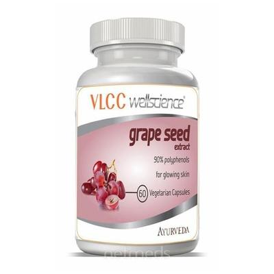 VLCC Wellscience Grape Seed Extract Capsules 60's - Herbal Dietary Supplement