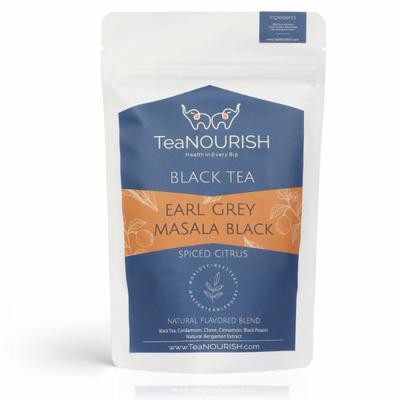 TeaNOURISH Earl Grey Masala Black Tea 100 gm - Teas