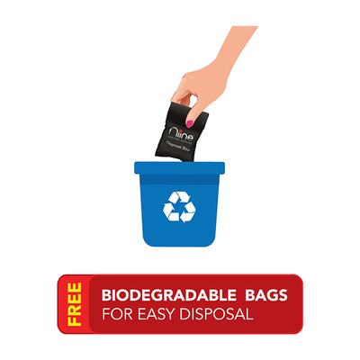 Niine Naturally Soft Extra Long Sanitary Pads (Pack of 3 x 18's) - Sanitary Napkins