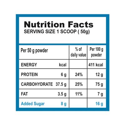 Stamin Mega Mass 8000 Supplement Powder - Chocolate Flavour 2 kg - Workout Essentials