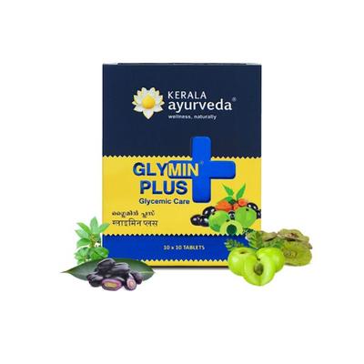 Kerala Ayurveda Glymin Plus Tablet 100's - Diabetes Care (Ayush)