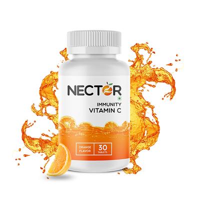 Nector Vitamin C Immunity Tablet - Orange Flavour 30's - Vitamin C