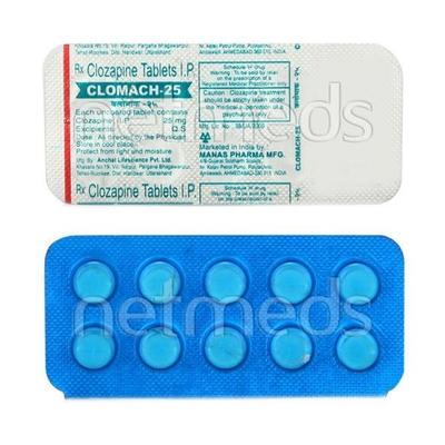 Clomach 25mg Tablet 10'S - Schizophrenia-Aps