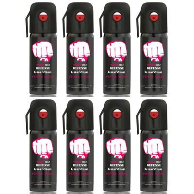 Guardian Self Defense Pepper Spray (Pack of 8 x 55 ml) - Others