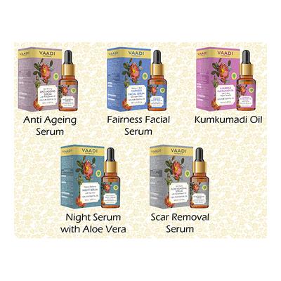 Vaadi Herbals 100% Pure Essential Oil - Suramya Beautifying Elixr with Saffron & Gold Leaves 10 ml - Essential Oils