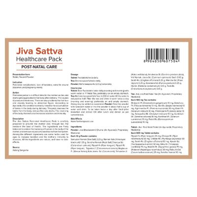 Jiva Ayurveda Health Care Pack - Post Natal - Speciality Medicines