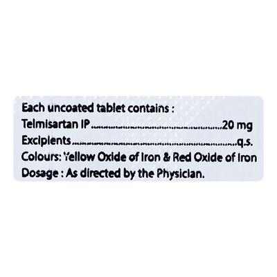 TELMIZEST 20 Tablet 10's - Hypertension-Ang