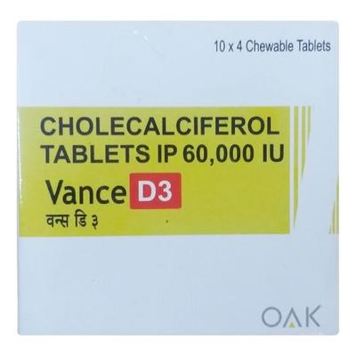 VANCE D3 Tablet 4's - Supplements-Vit