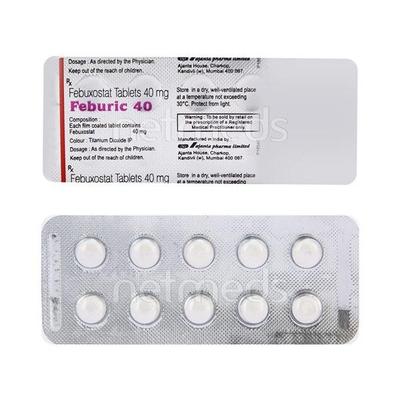 Feburic 40mg Tablet 10'S - Gout