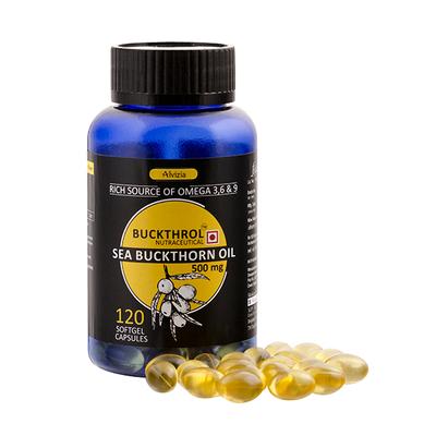 Alvizia Sea Buckthorn Oil 500 mg Softgel Capsule 120's - Vital Health