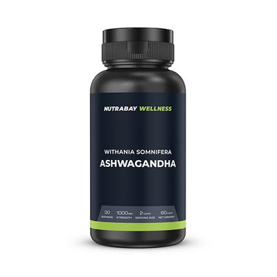 Nutrabay Wellness Ashwagandha 1000mg Capsule 60's - Ashwagandha