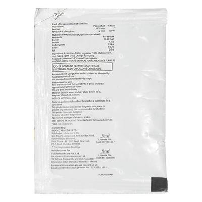 OBI X Orange Flavour Sachet 4.5gm - Supplements-Sup