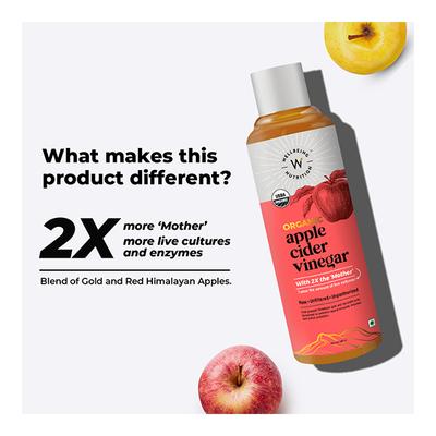 Wellbeing Nutrition Organic Himalayan Apple Cider Vinegar 500 ml - Apple Cider Vinegar - Acv