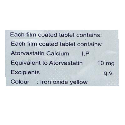 ATORDAY 10mg Tablet 10's - High Cholesterol-Dys