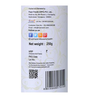 Nutriwish Quinoa Seeds 250 gm - Nutritional Bars