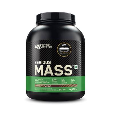 Optimum Nutrition (ON) Serious Mass Powder - Vanilla 3 kg - Workout Essentials