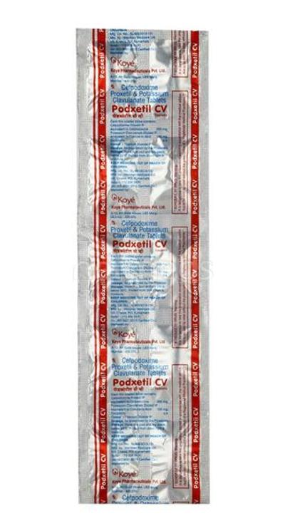 Podxetil CV Tablet 10'S - Bacterial Infections-Cep