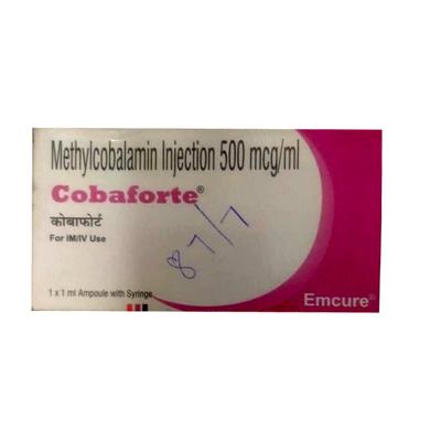 Cobaforte 500mcg Injection 1'S - Supplements-Vbc