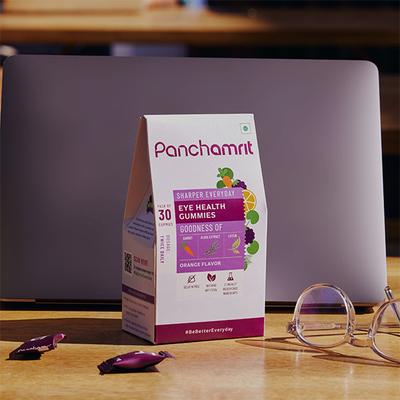 Panchamrit Eye Health Gummies - Orange Flavour 30's - General Health