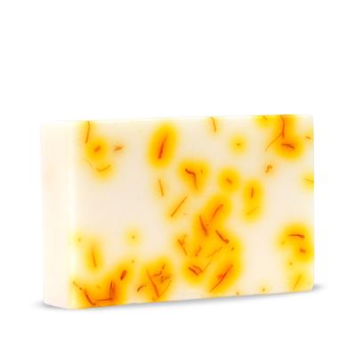 Omved Shishu Mrudu Almond Milk & Saffron Soap - Tender Skin 100 gm - Soaps