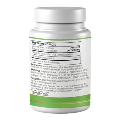 Ayuna Haritaki Veg Capsule 60's - Speciality Medicines