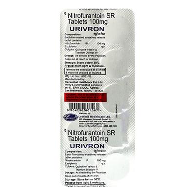 URIVRON Tablet 10's - Bacterial Infections-OAB