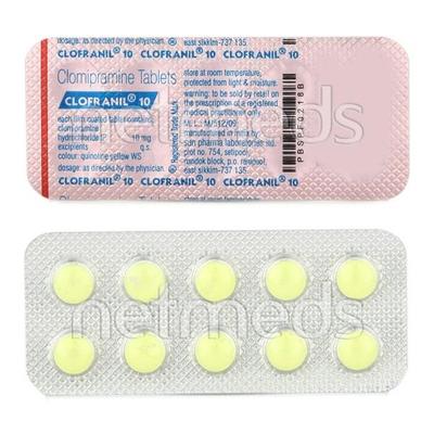Clofranil 10mg Tablet 10'S - Depression-Ant