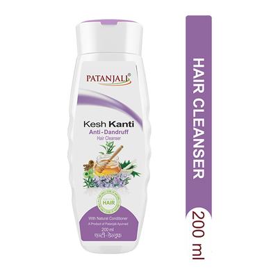 Patanjali Kesh Kanti Antidandruff Hair Cleanser 200 ml (N) - Shampoos