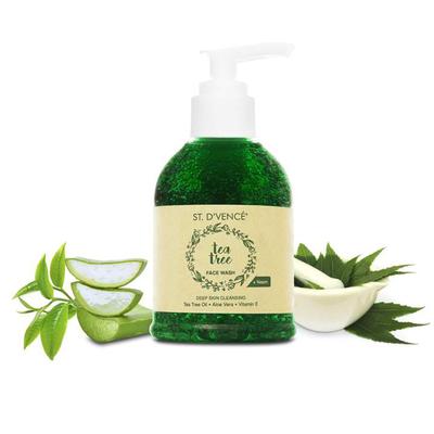 St. D'Vence Tea Tree Oil with Neem & Aloe Vera Face Wash 150 ml - Face Wash & Cleansers