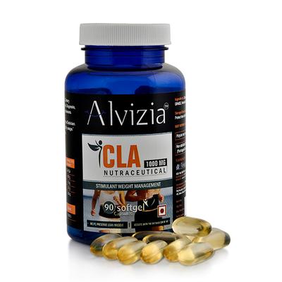 Alvizia CLA 1000 mg Softgel Capsule 90's - Omega Fish Oil Fatty Acids