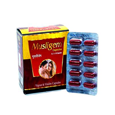 Agron Ayurveda Musligem Capsule 60's - Speciality Medicines