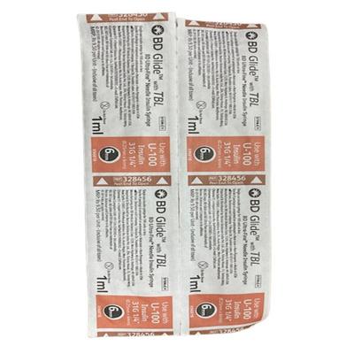BD Glide Ultra Fine Needle Insulin Syringe (328456) (U - 100) (31 G x 6 mm) 1's - Syringes And Needles