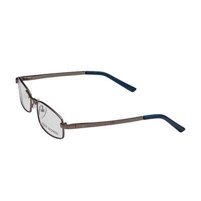 Vision Express 12004 Shiny Gun Metal Rectangle Eyeglasses (Including Anti-Reflective Coating Lens) 1's - Wearables Eye Glasses