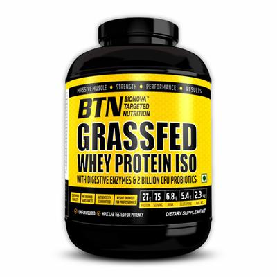 BTN Grass-Fed Whey Protein Isolate Powder 2.3 kg - Whey Proteins