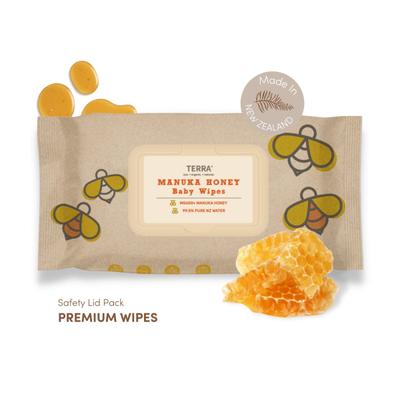 Terra Manuka Honey Baby Wipes 70's - Diapers & Wipes