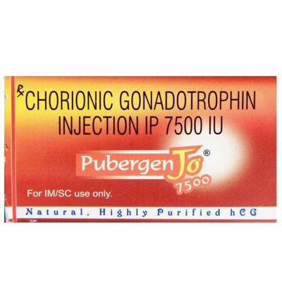 Pubergen JO 7500IU Injection 1's - Hormonal Therapy-Tro