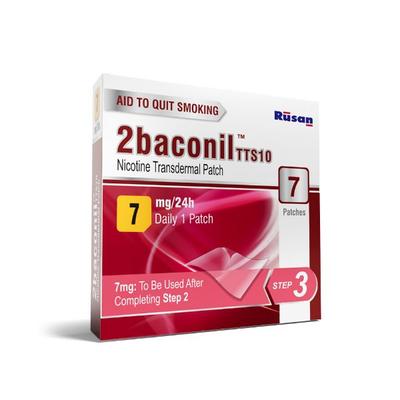 2baconil TTS10 7mg Patch 7'S - Nicotine Patch