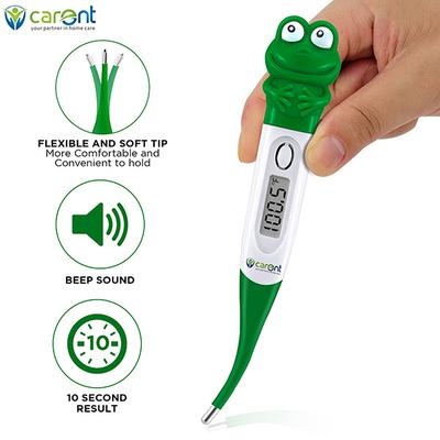 Carent Digital Thermometer (DMT437) - Green Frog - Health Monitors And Equipment