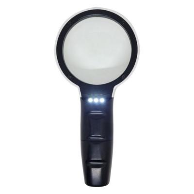 Sahyog Wellness Optical Magnifying Glass with 3 LED (95mm Wide Glass) - White 1's - Surgical Instruments