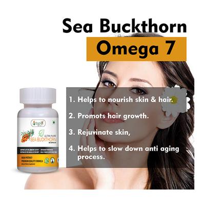 Vringra Ultra Pure Sea Buckthorn Capsules 60's - Health Products
