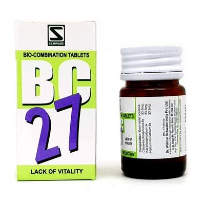 Dr.Willmar Schwabe BC 27 Tablet 20 gm - Bio-Combination