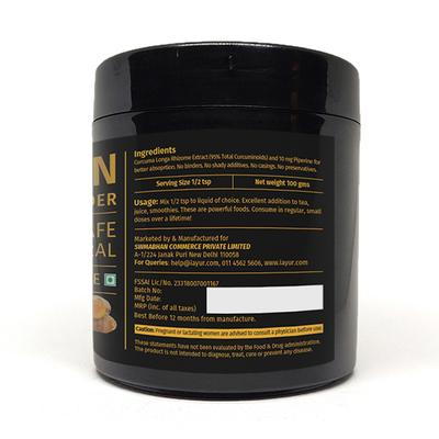 iAYUR Curcumin Turmeric Extract Powder 100 gm - Herbal Dietary Supplement