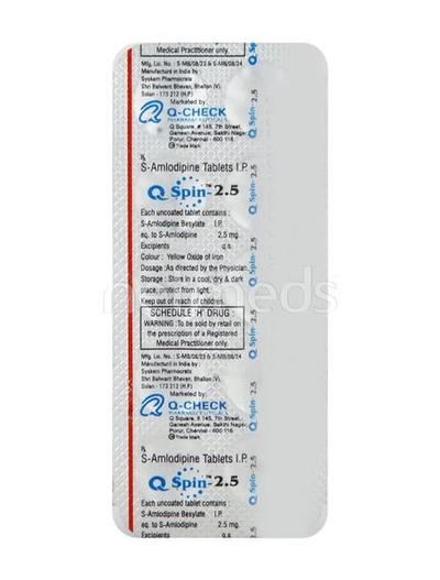 Q Spin 2.5mg Tablet 10'S - Hypertension-Cal