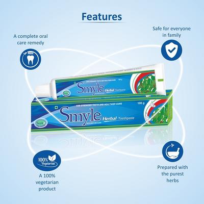 Smyle Herbal Toothpaste 100 gm - Toothpaste