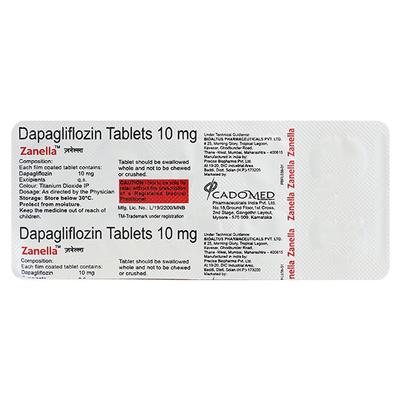 ZANELLA 10 Tablet 10's - Diabetes-Ant
