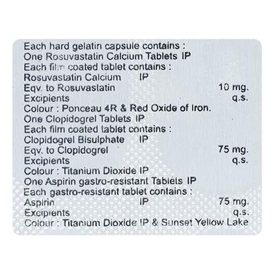 ROZANEX GOLD 10mg Capsule 10's - High Cholesterol-Dys
